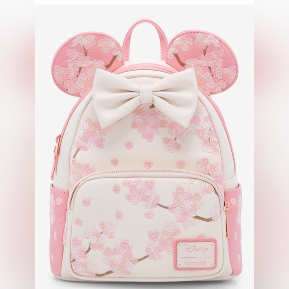 Loungefly Handbags - NWT Loungefly Hard Tag Cherry Blossom Backpack